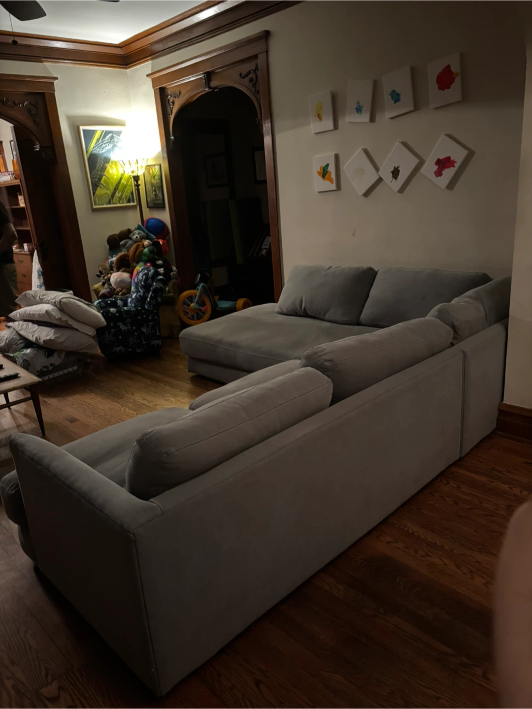 Gray Sectional Sofa - photo 3
