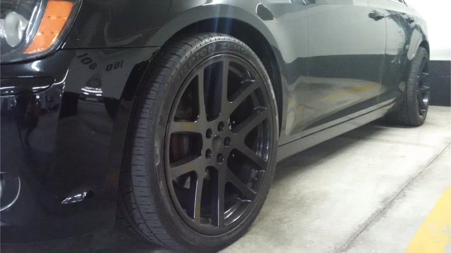 22” Black Wheels (Dodge Chrysler LX, RT Models) - photo 4