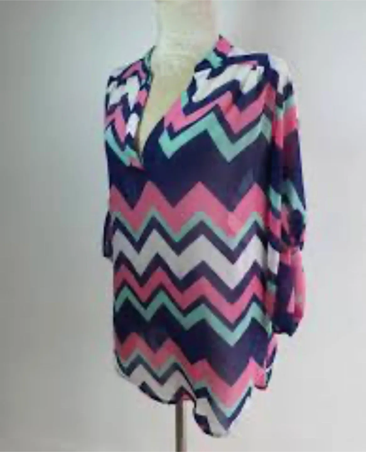 Ardene Chevron Blouse - Size M thumbnail