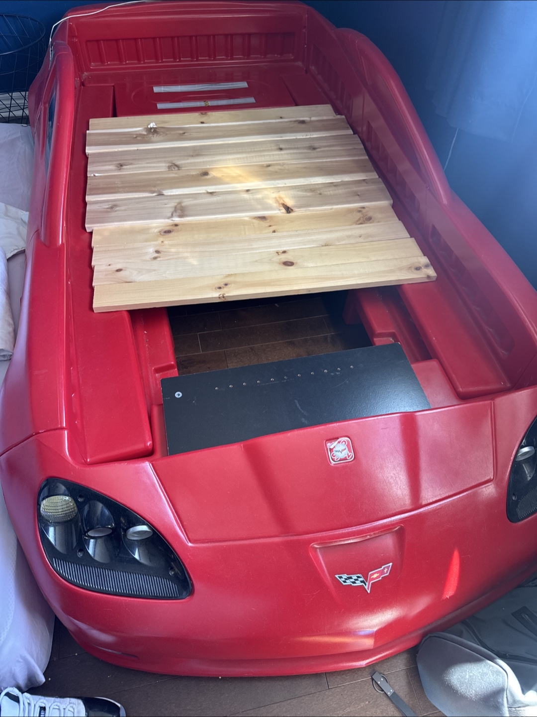 Step2 Corvette Twin Race Car Bed free