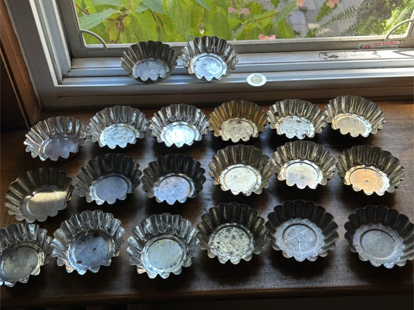 $20 Vintage Set 20+ Aluminium tart cake cookie mold baking image indicator(3)