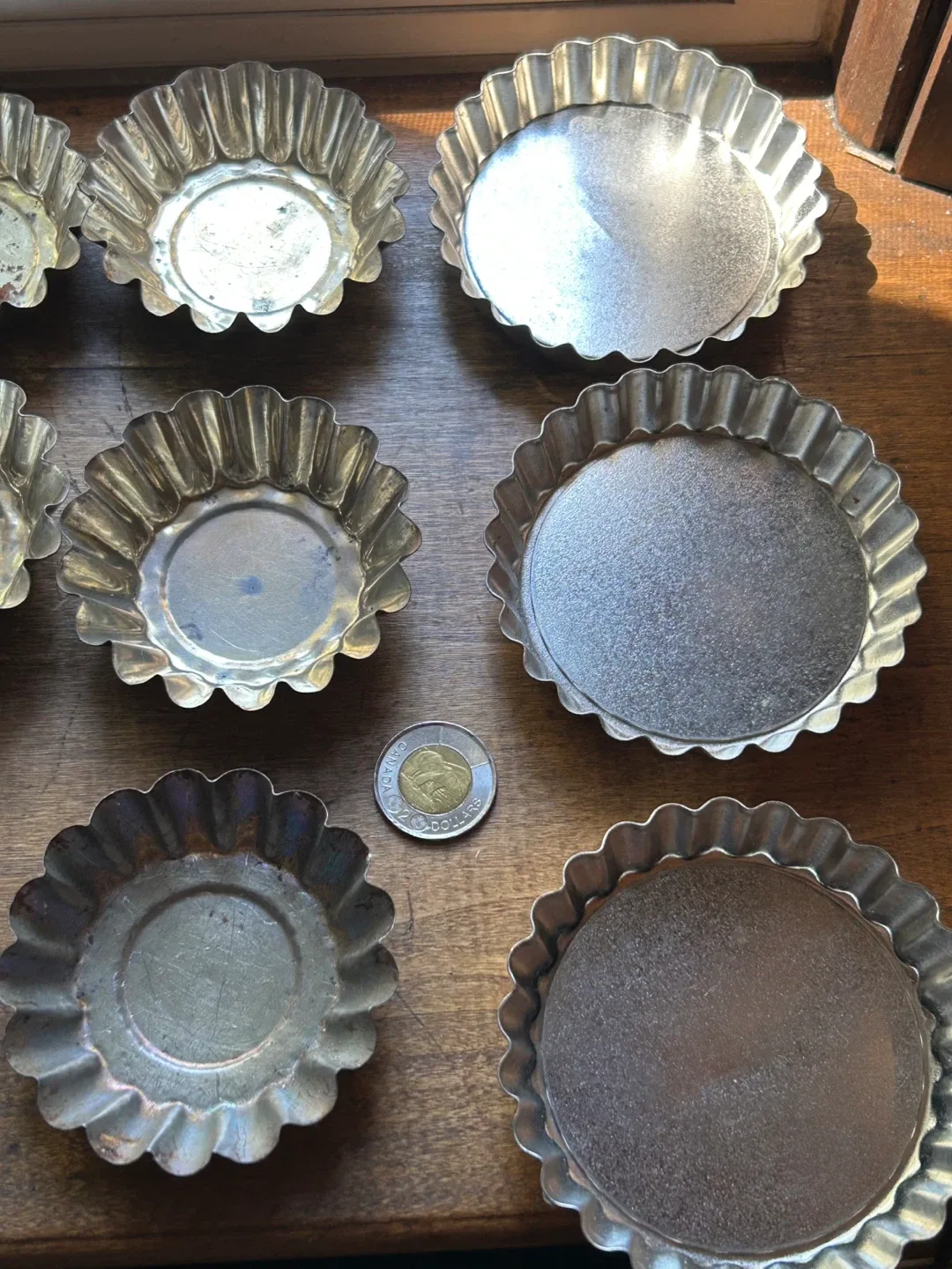 $20 Vintage Set 20+ Aluminium tart cake cookie mold baking image indicator(10)