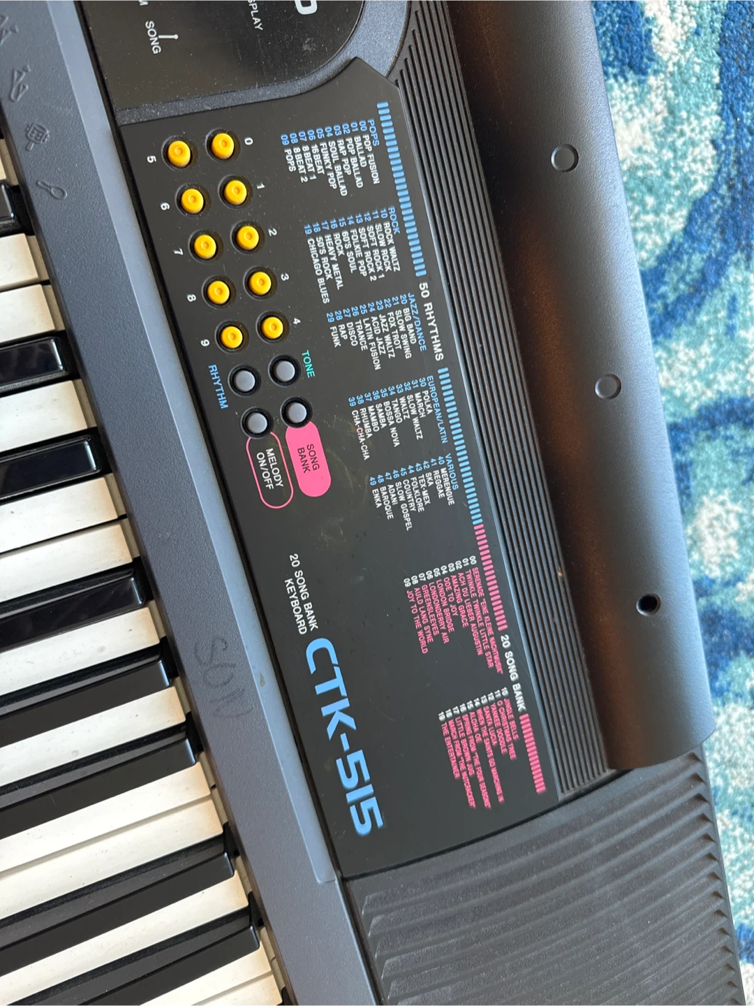 Casio CTK-515 Electronic Keyboard - photo 4