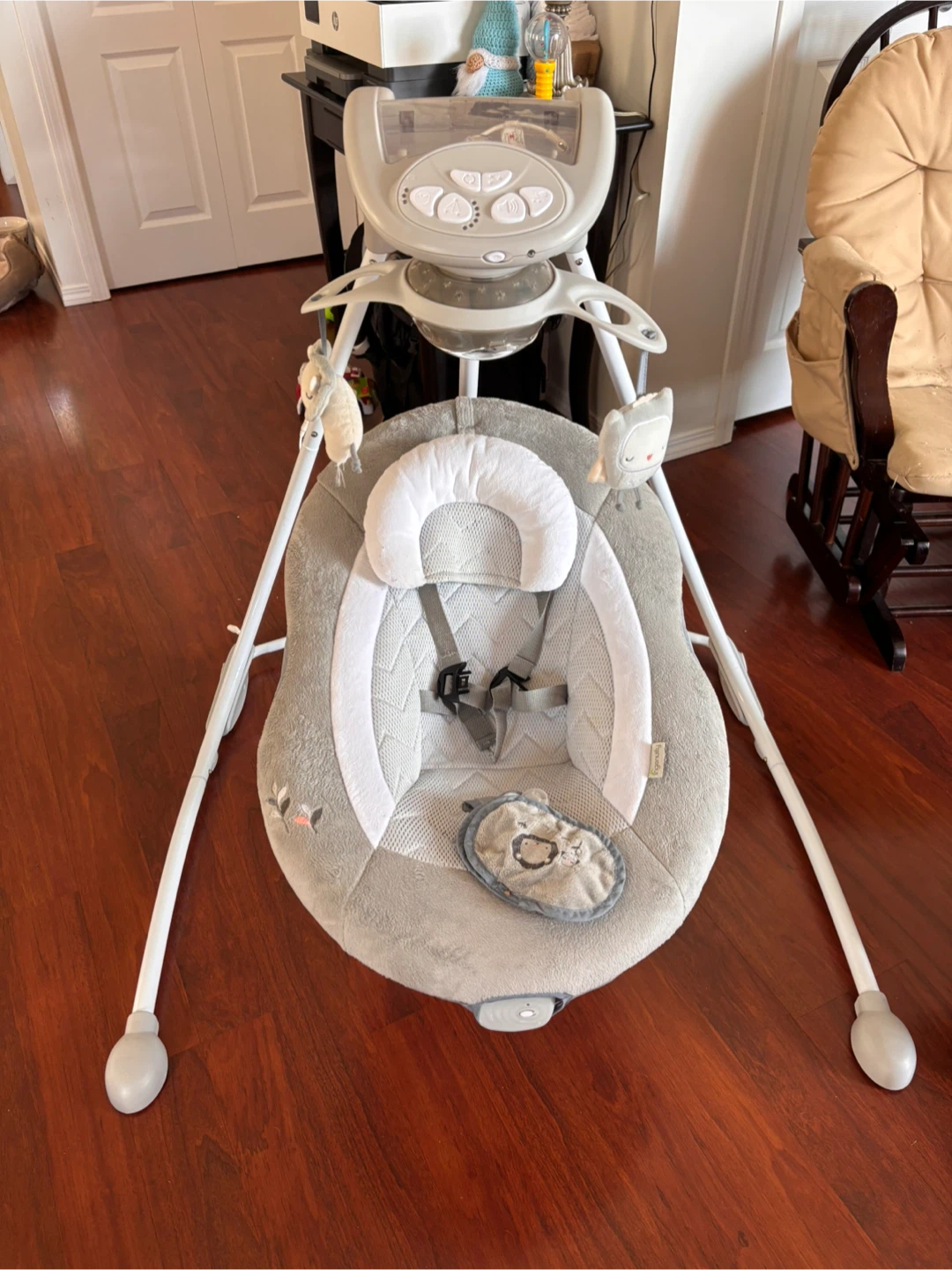 Ingenuity Baby Swing - Grey & White