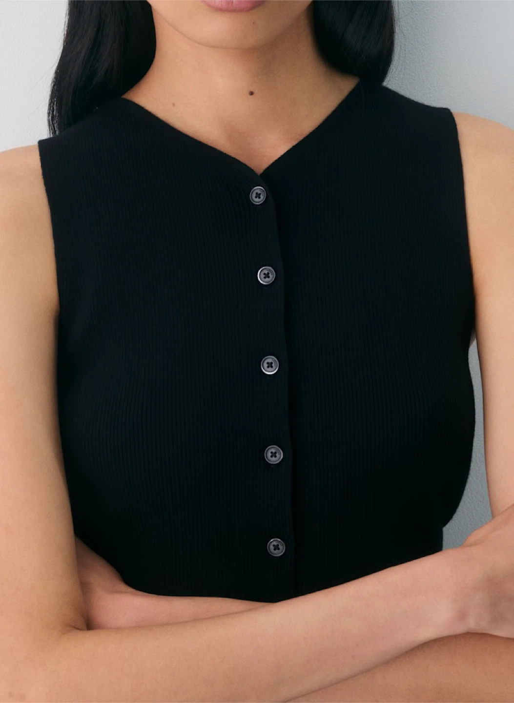 Aritzia Sweater Vest - XXS/Black (New!) - photo 2