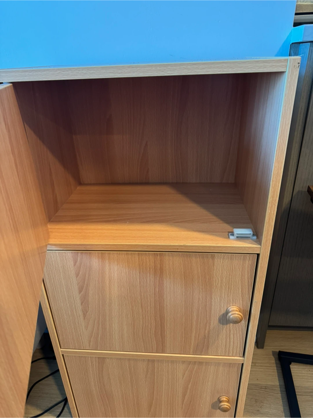 Wooden Cabinet with 3 Doored Shelves - photo 3