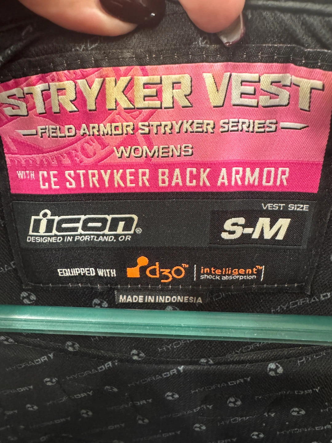 Icon Stryker Women's Vest, Size S-M - photo 3
