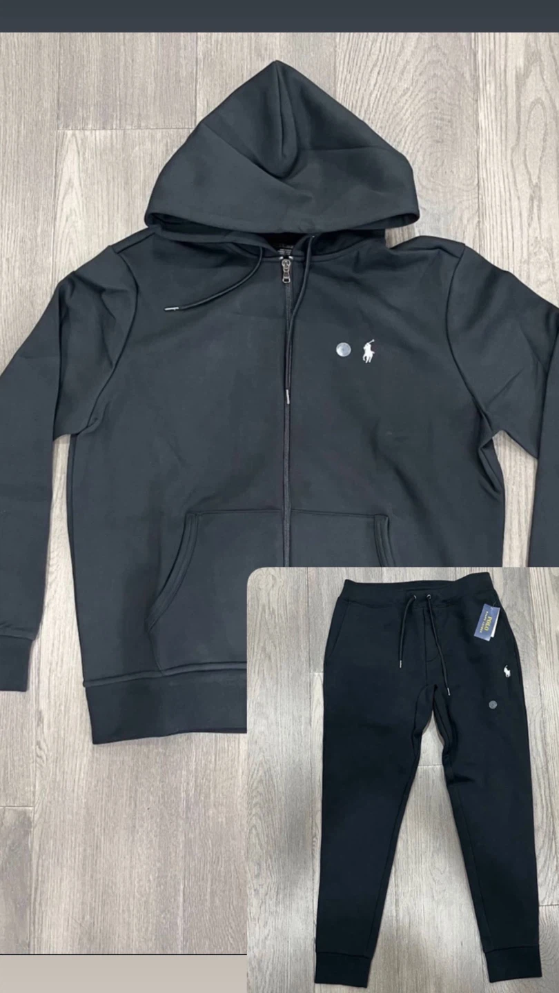 Ralph Lauren Black Hoodie & Sweatpants Set