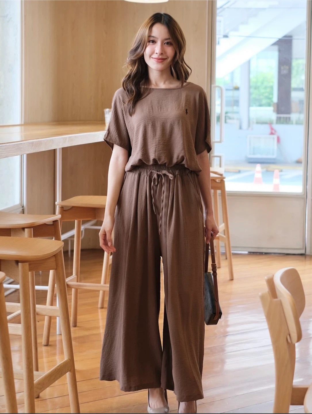 Ralph Lauren Top and Wide Leg Pants