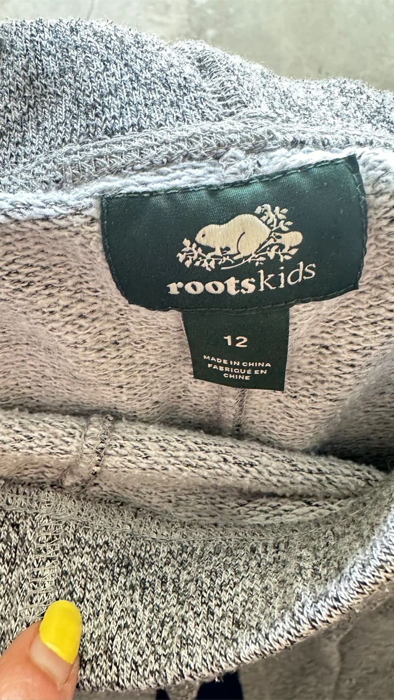 Roots Kids Grey Sweatpants - Size 12 - photo 2