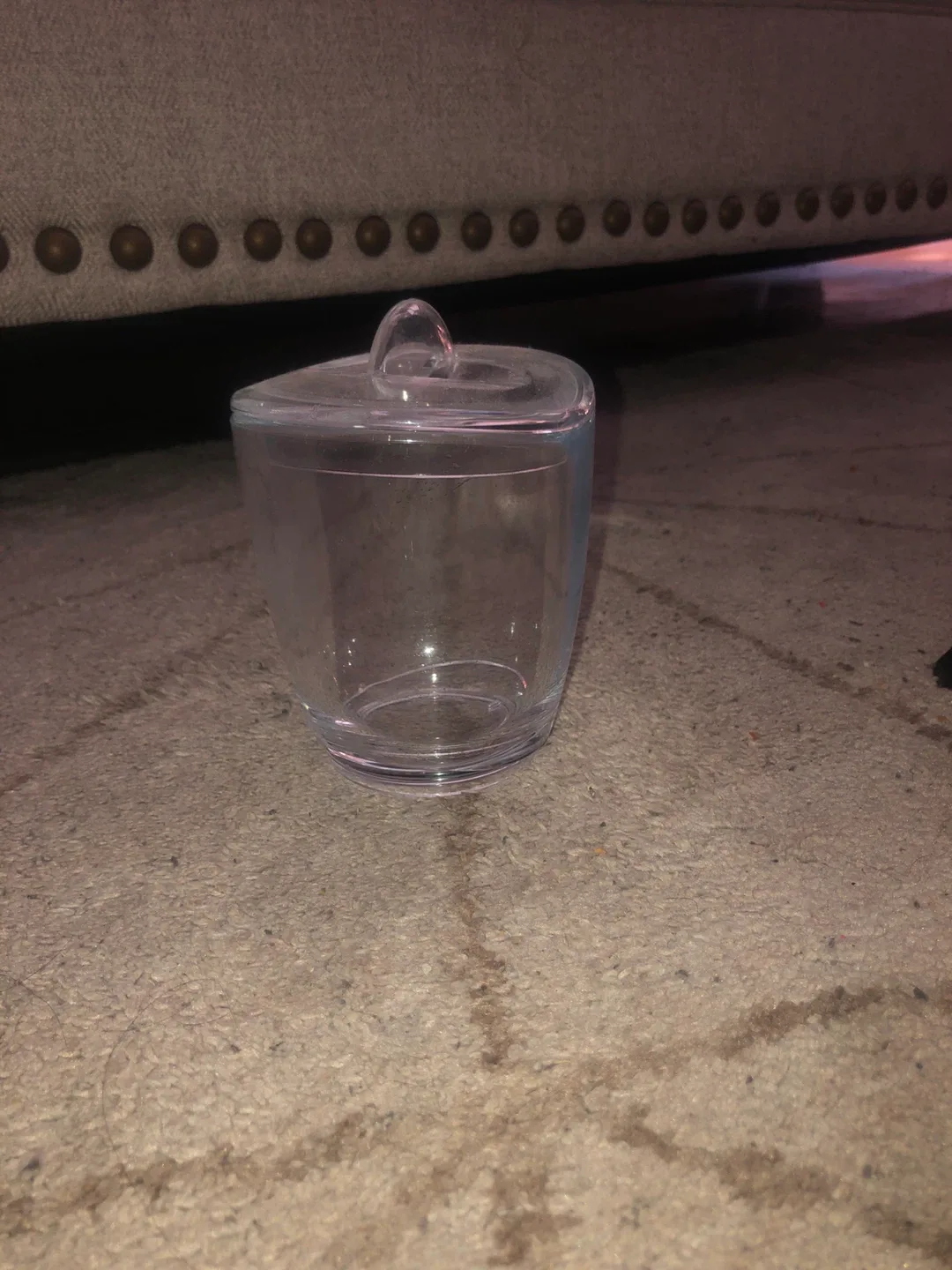 Clear Glass Jar with Lid thumbnail