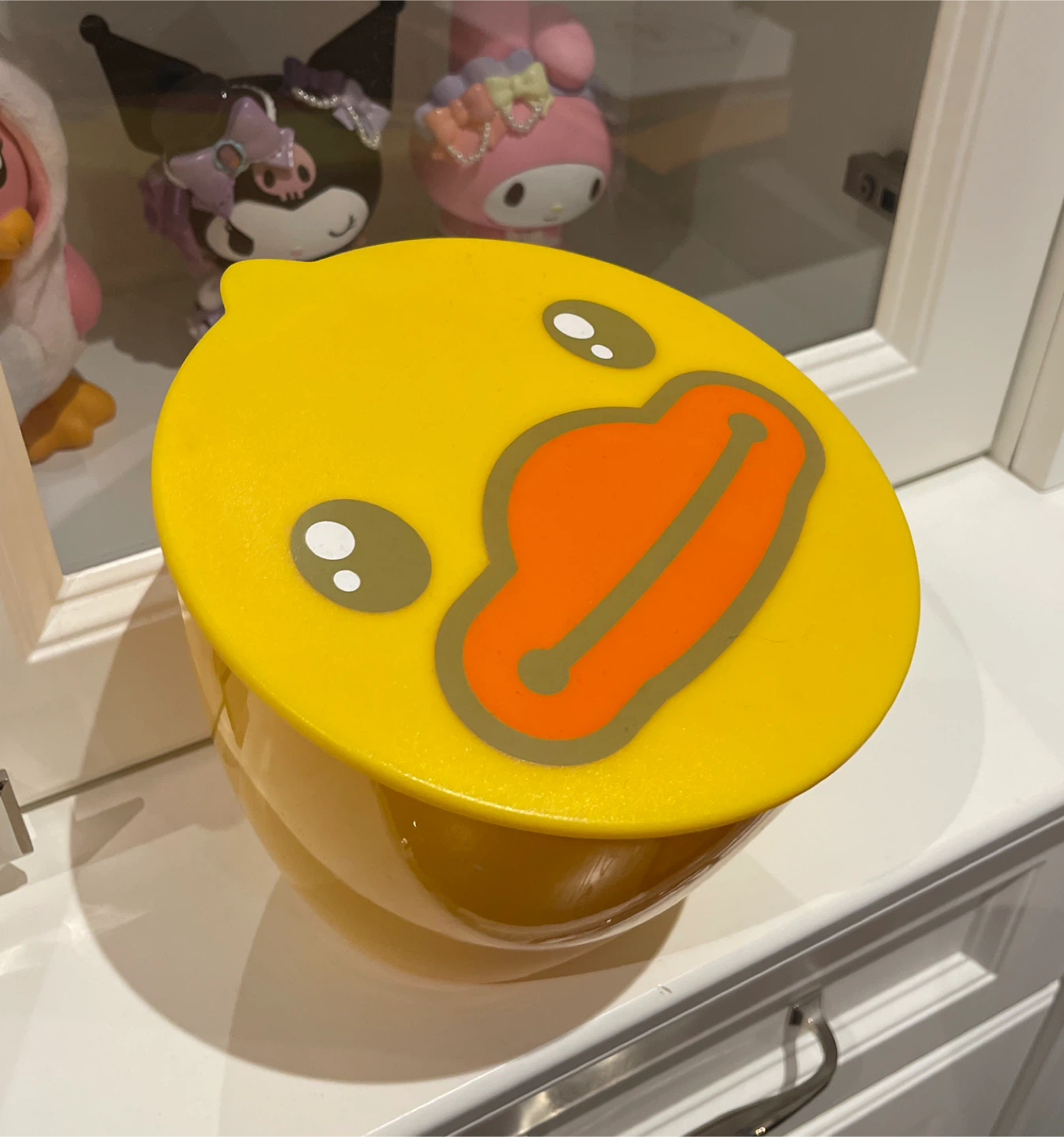 Yellow Duck Container trash bin bucket storage