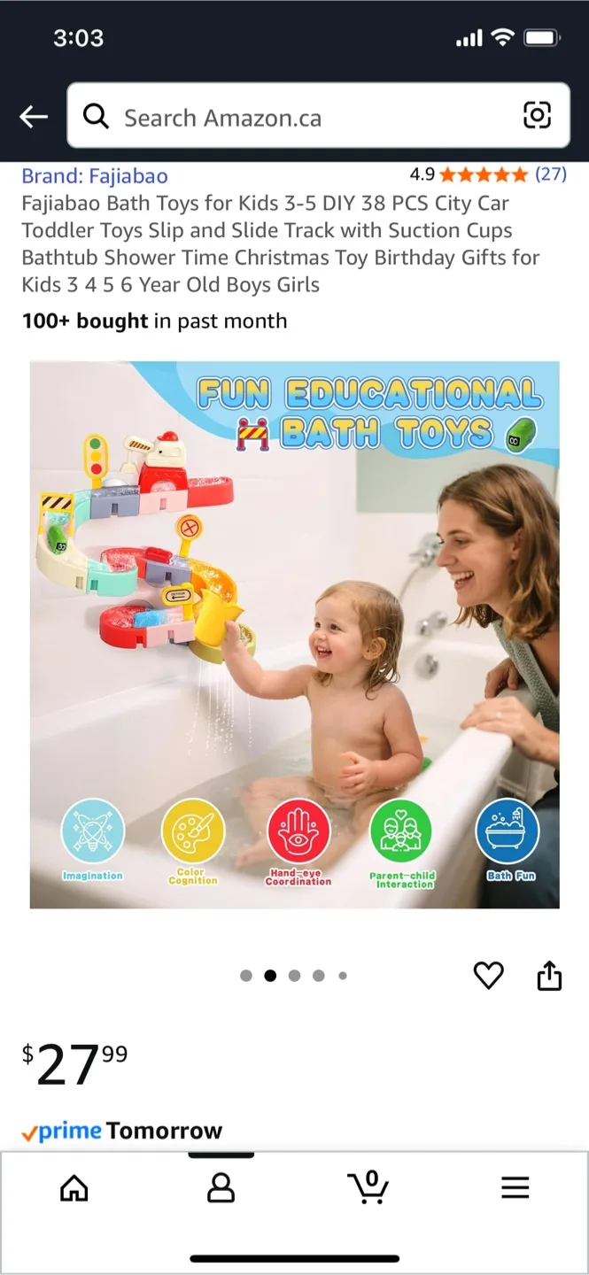 Fajiabao Track Toys Wall Sucking Slideway - New image indicator(2)