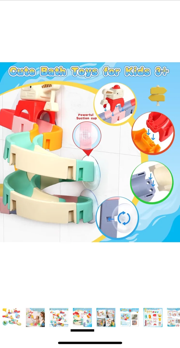 Fajiabao Track Toys Wall Sucking Slideway - New image indicator(4)