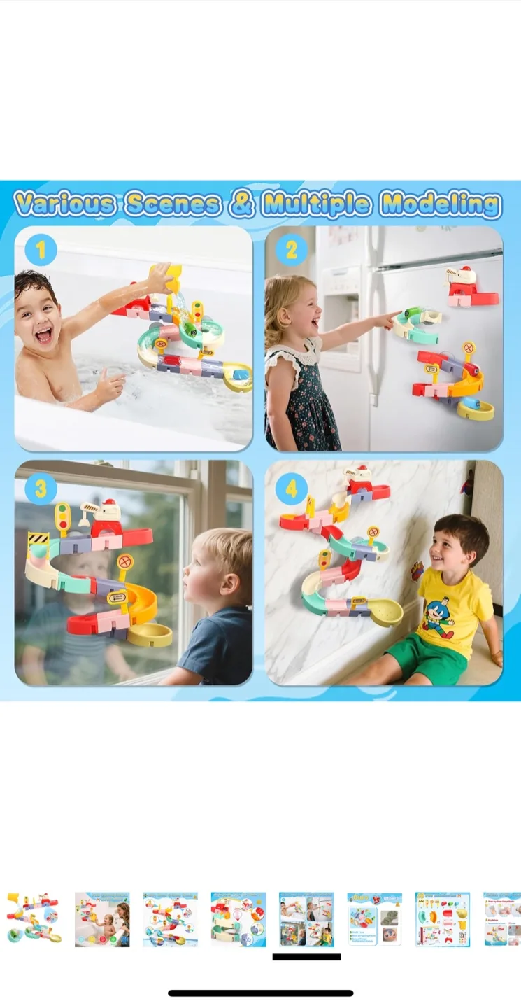 Fajiabao Track Toys Wall Sucking Slideway - New image indicator(5)