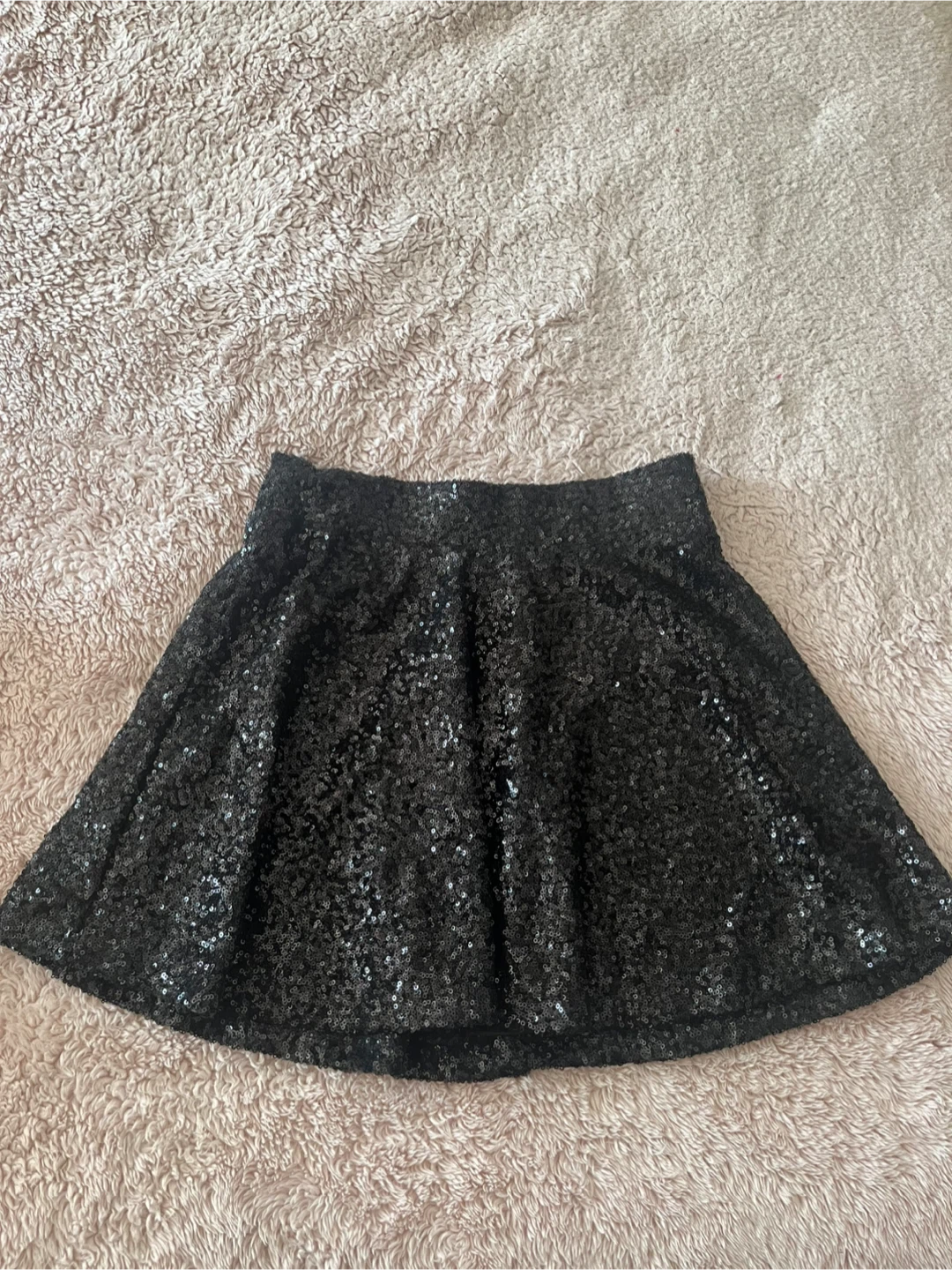 G by Guess Black Sequin Skirt - Size XS