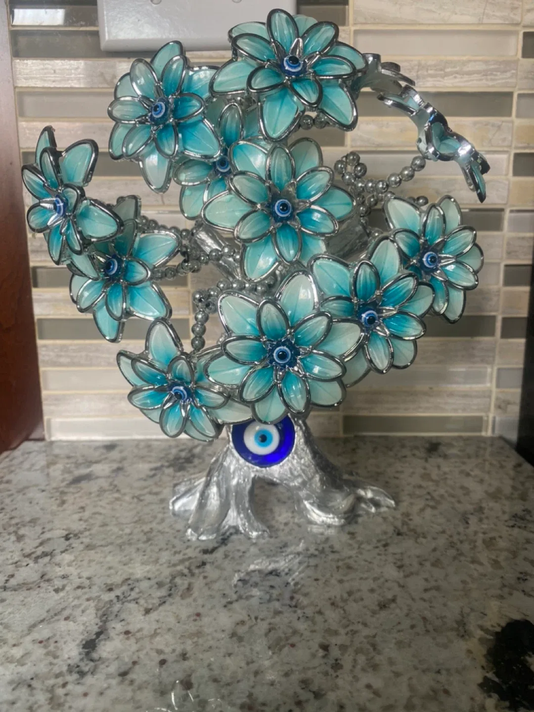 Evil Eye Flower Tree Decoration thumbnail