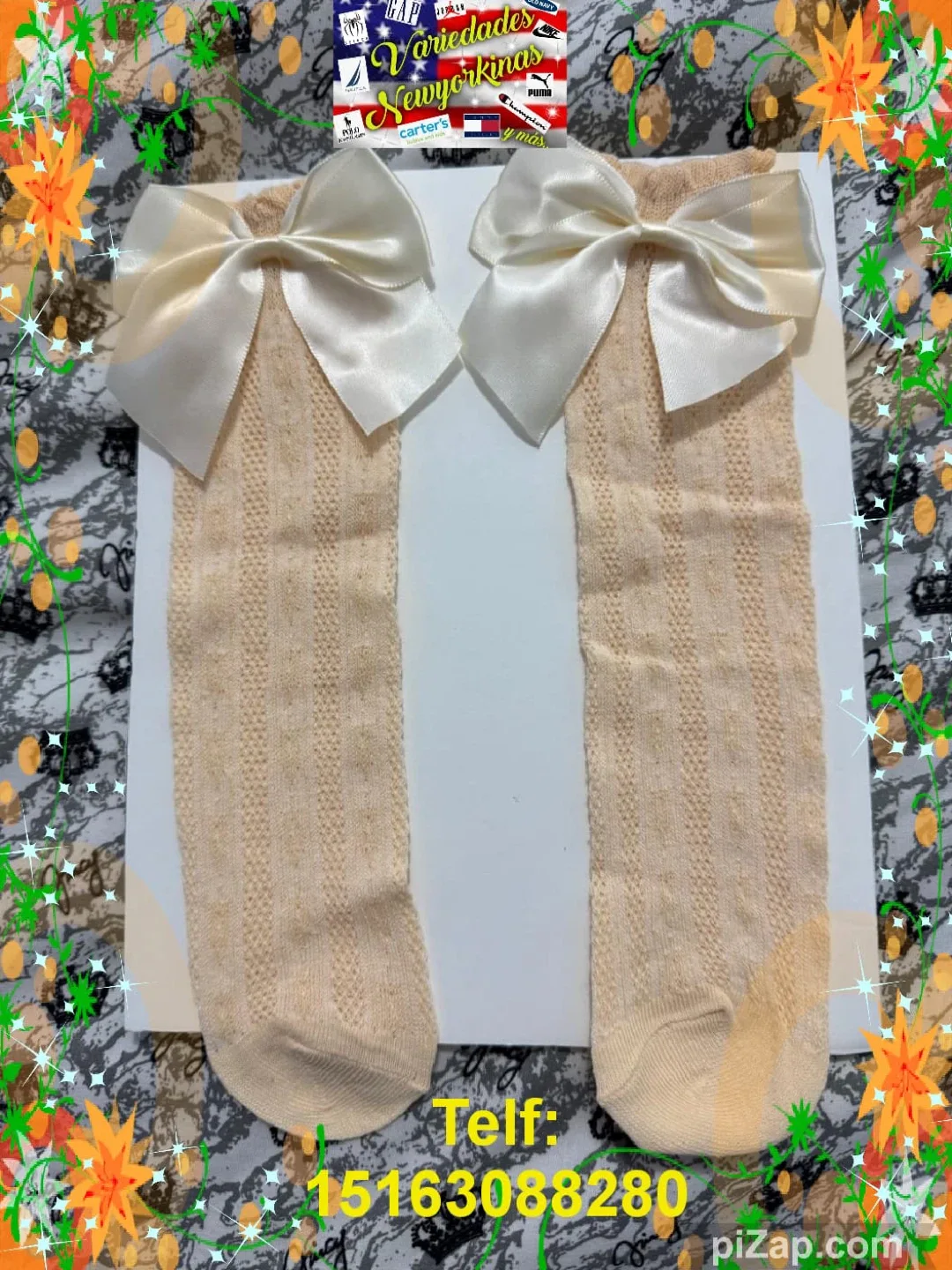 Baby Socks with Bows thumbnail