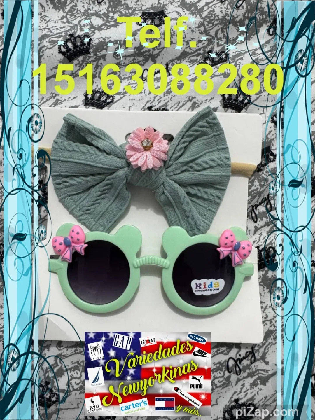 Baby Headband & Sunglasses Set thumbnail