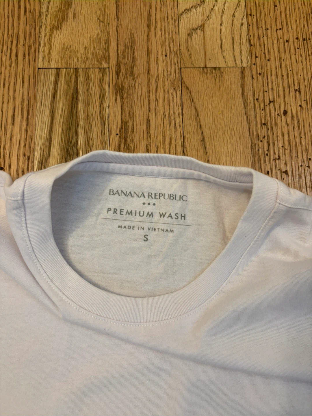 Banana Republic Premium Wash White Tee - Size S - photo 2