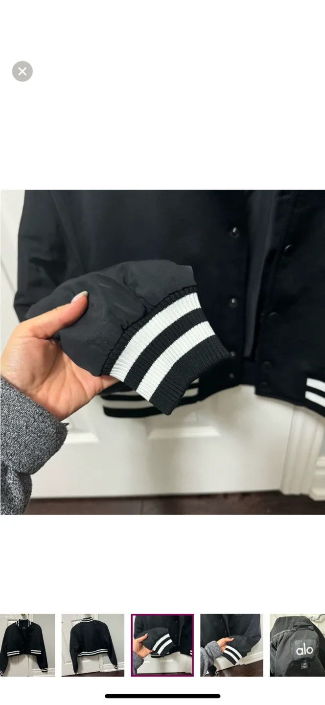 Alo Yoga GOAT Varsity Jacket image indicator(4)