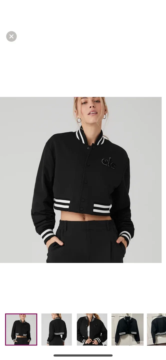 Alo Yoga GOAT Varsity Jacket thumbnail