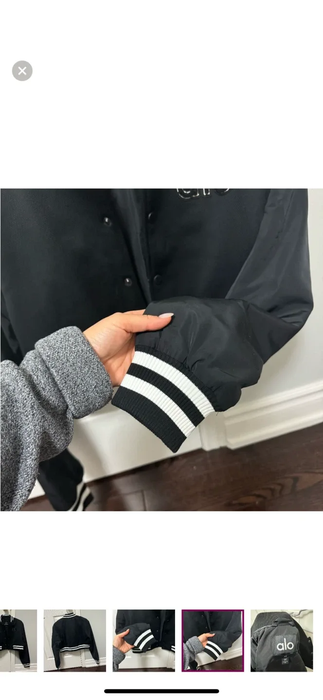 Alo Yoga GOAT Varsity Jacket image indicator(5)
