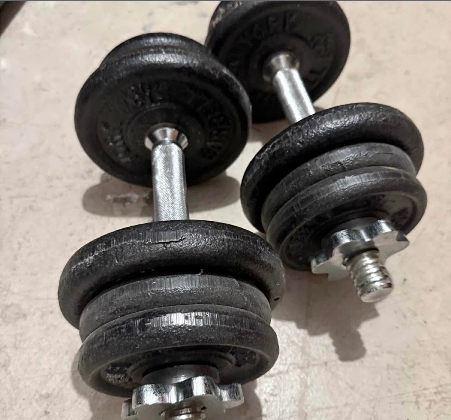 York Barbell Adjustable Dumbbells