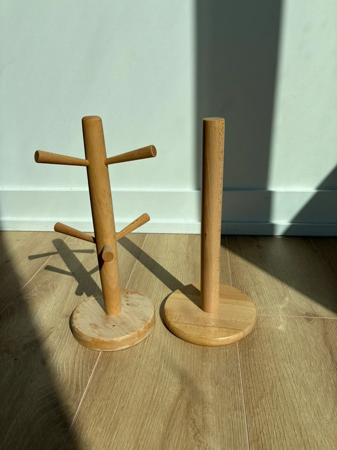 Wooden Mug Tree & Paper Towel Holder thumbnail