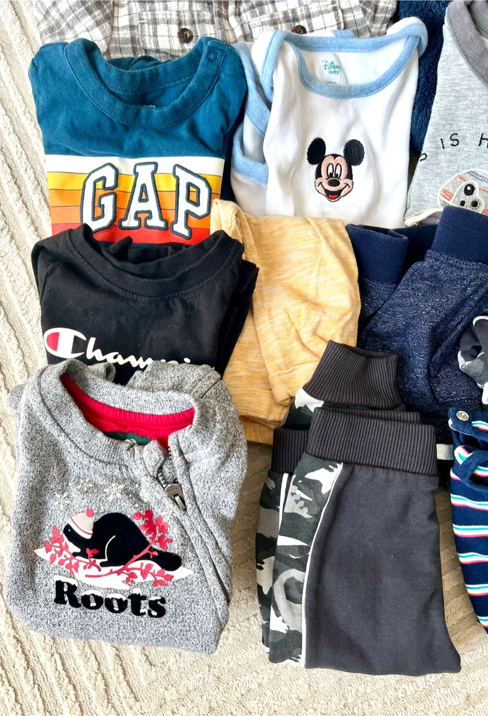 Baby Clothes Bundle - Roots, Disney, Gap & More! (6-12m) image indicator(3)