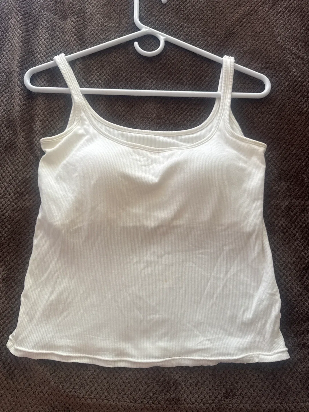 White padded Tank Top - Size L thumbnail