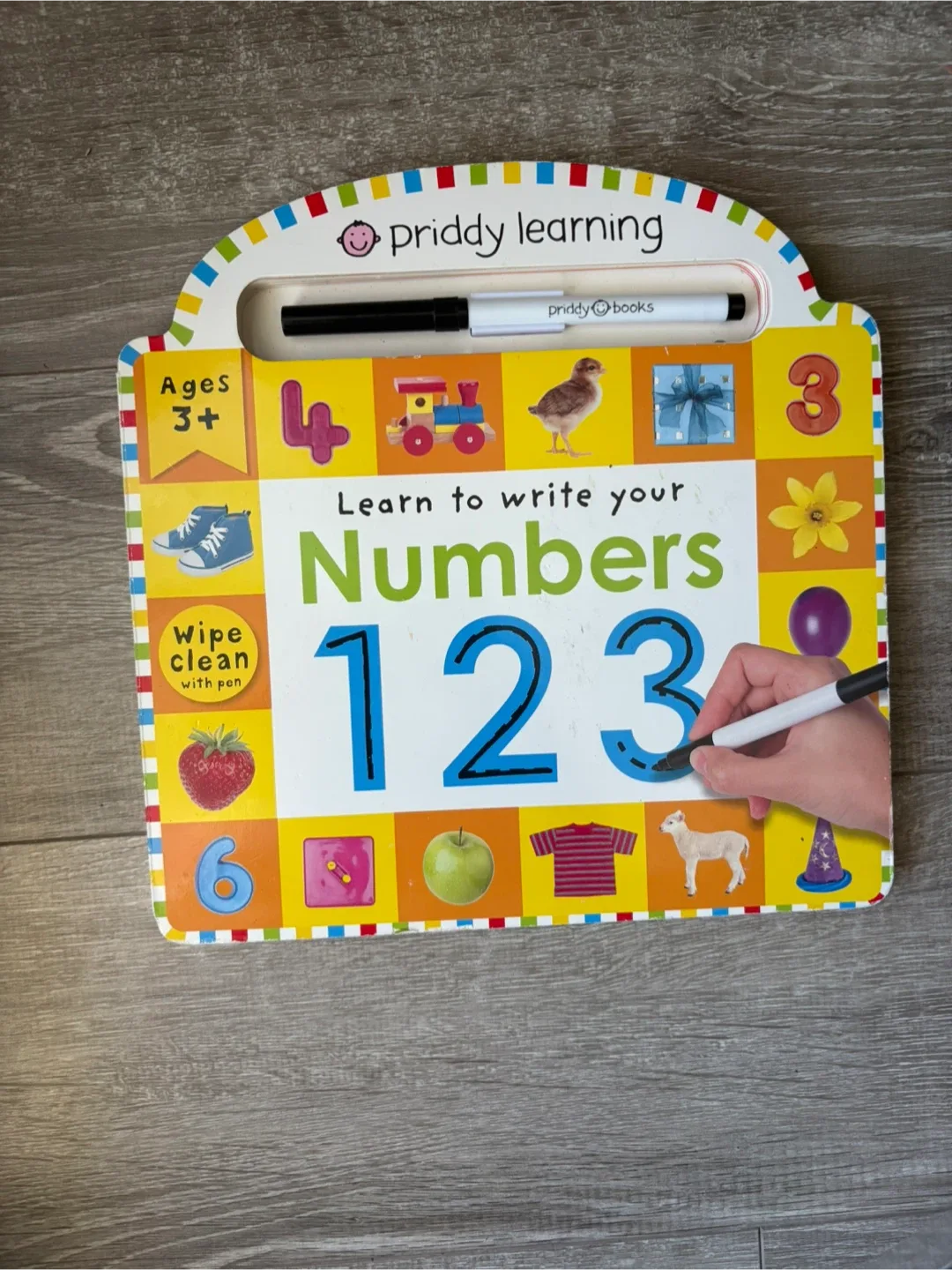 Priddy Learning Numbers 123 Wipe Clean Book thumbnail