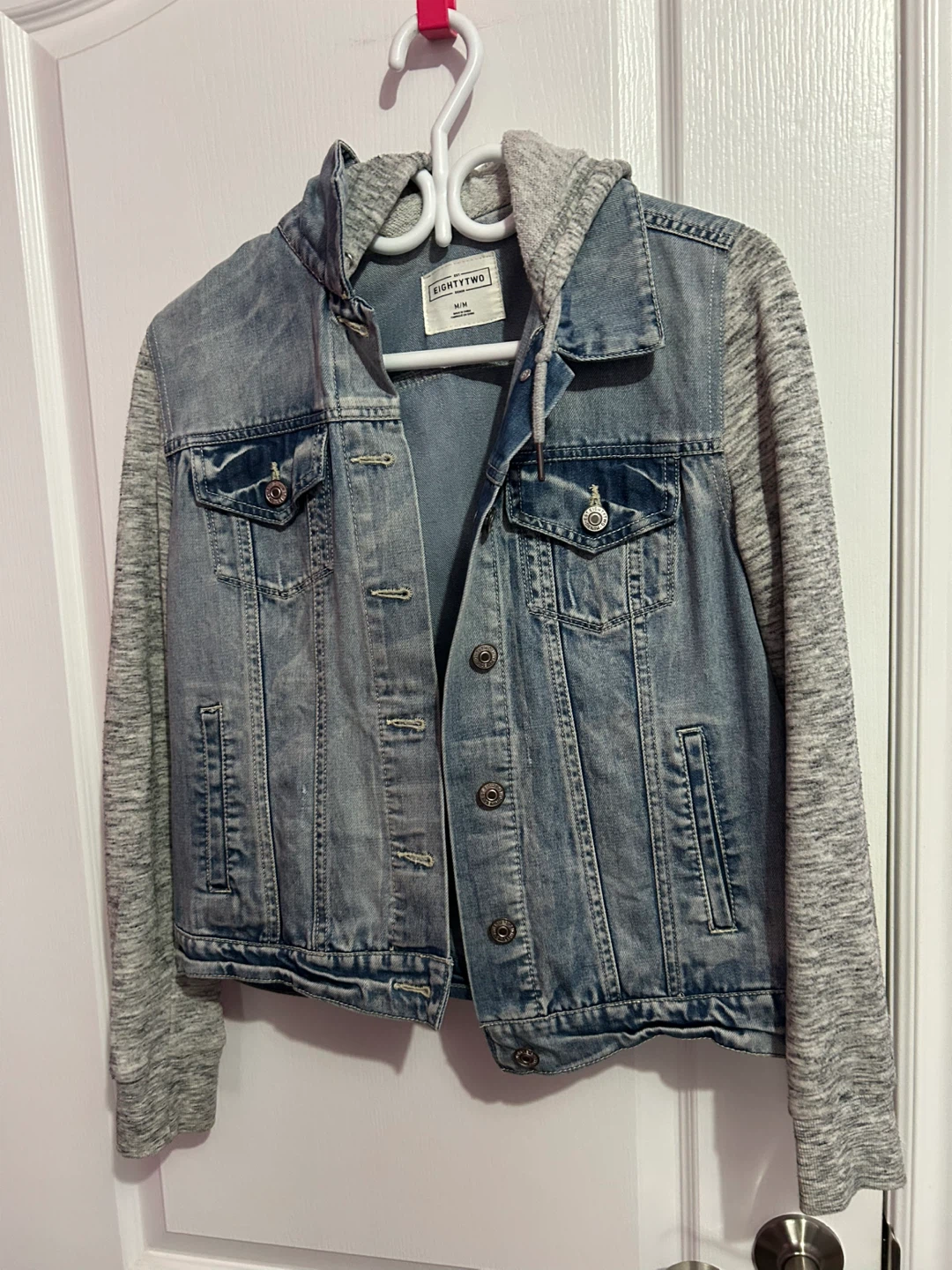 EIGHTY TWO Denim Jacket with Hood - Size M/M