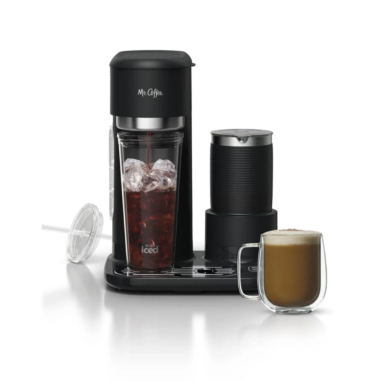 Mr. Coffee 4-in-1 Single-Serve Latte, Iced & Hot Coffee Maker