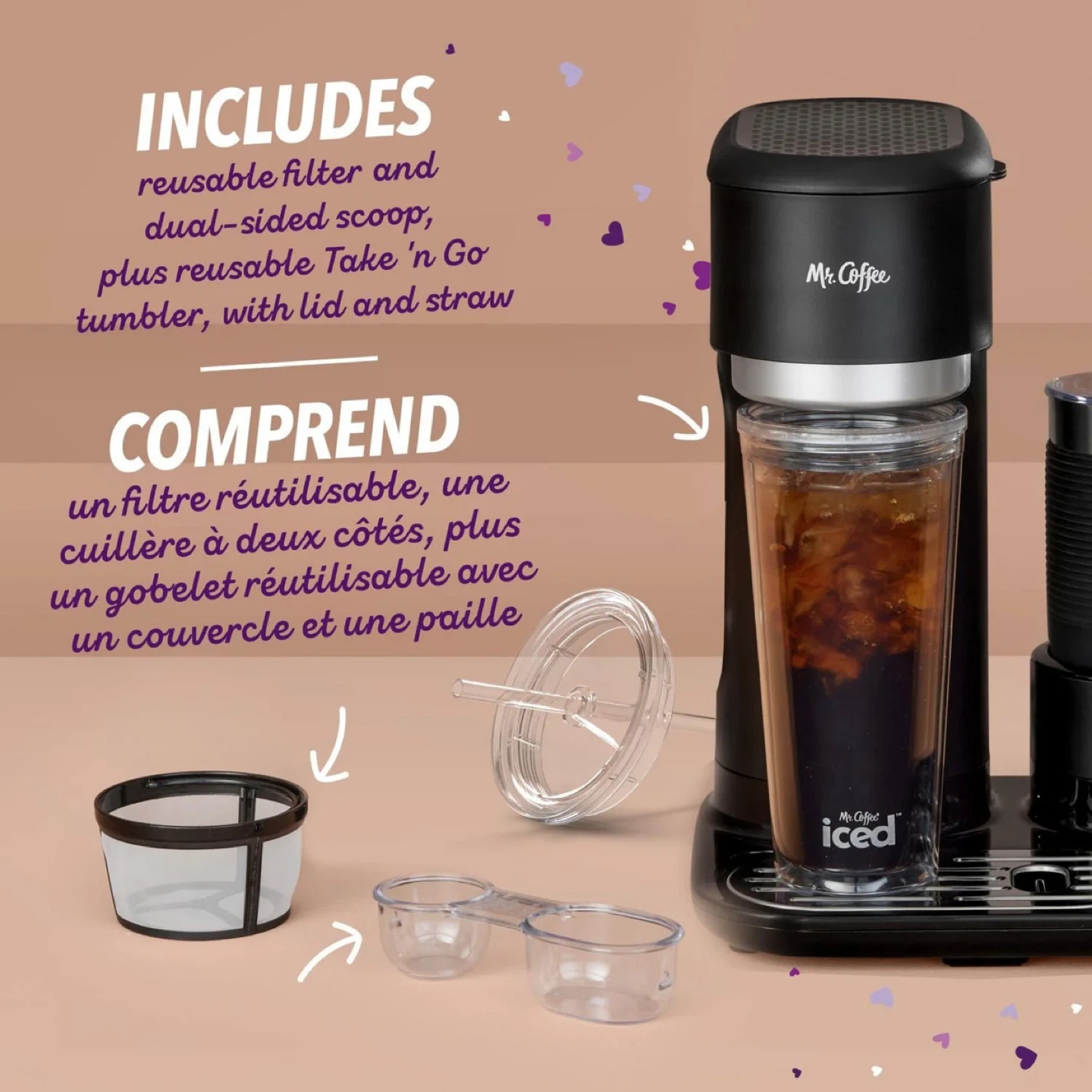 Mr. Coffee 4-in-1 Single-Serve Latte, Iced & Hot Coffee Maker - photo 2