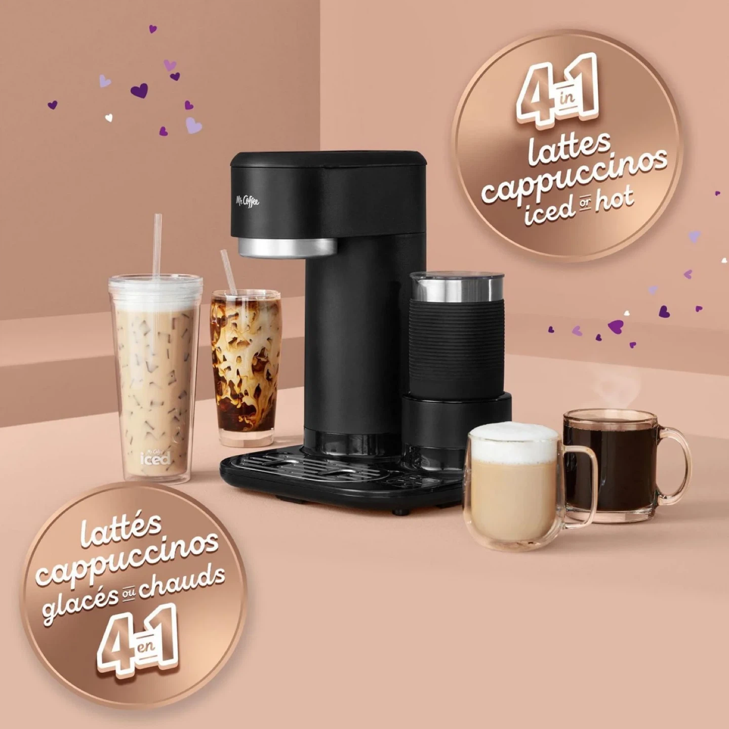 Mr. Coffee 4-in-1 Single-Serve Latte, Iced & Hot Coffee Maker - photo 4