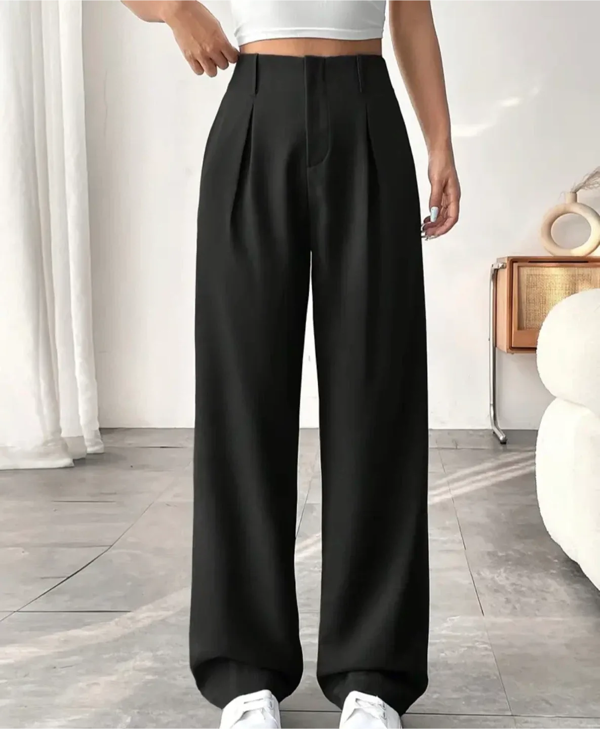 Wide Leg Trousers - Brown thumbnail