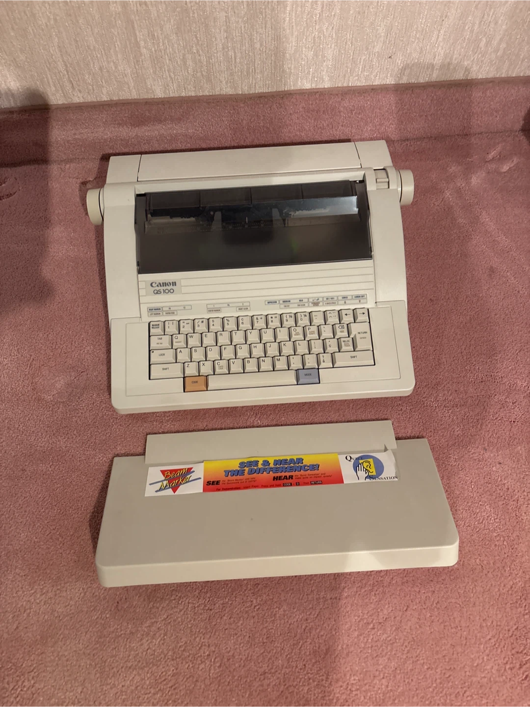 Canon Personal Electric Typewriter - photo 2