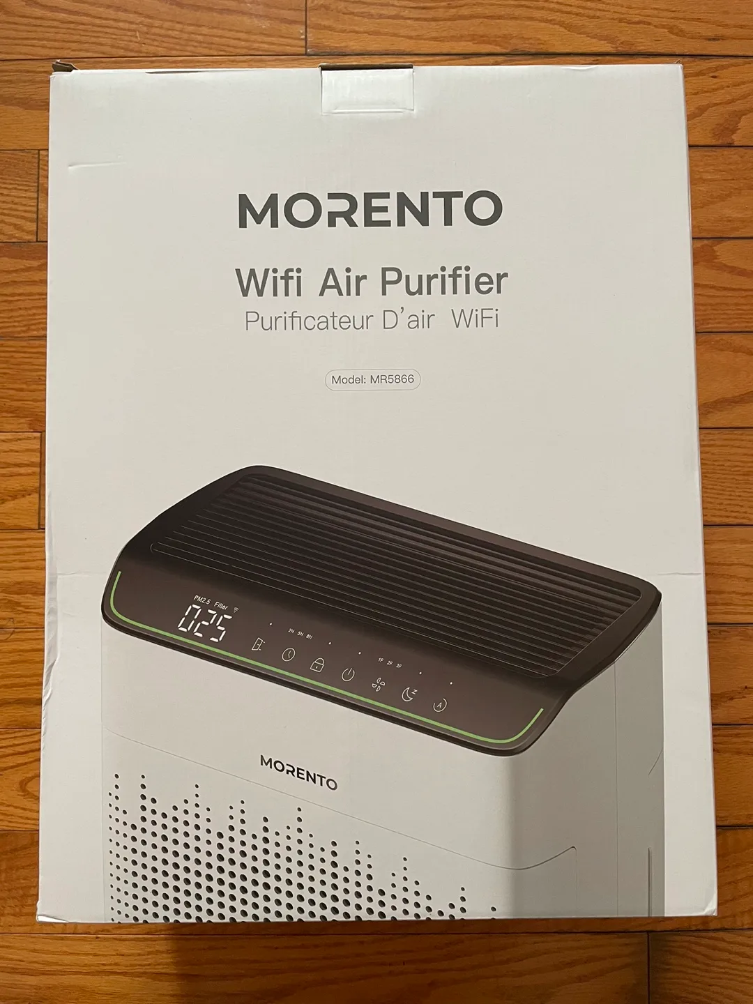 MERONTE Air Purifier for Large Room - White image indicator(10)
