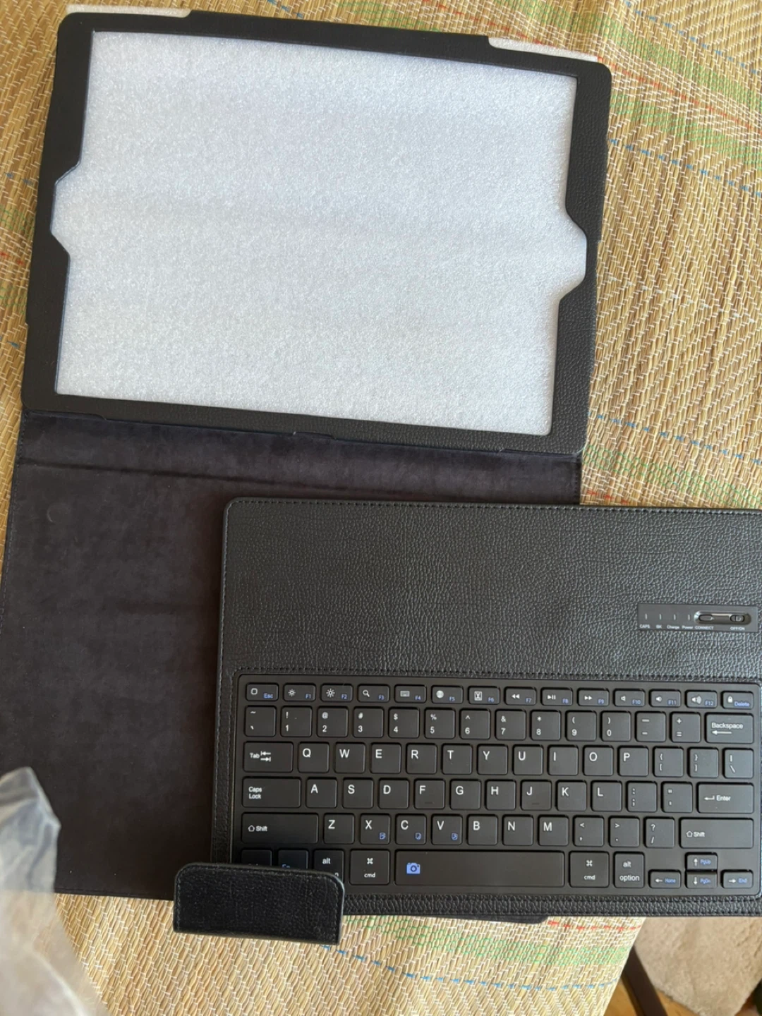 Tablet Keyboard  black leather Case - Black - photo 3