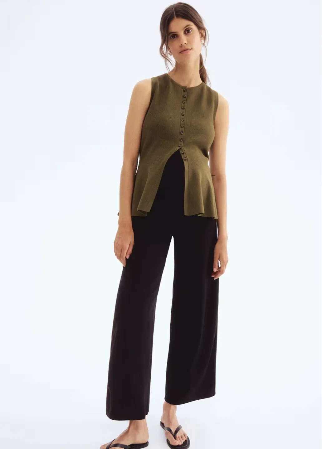 Maternity pants wide pants thumbnail