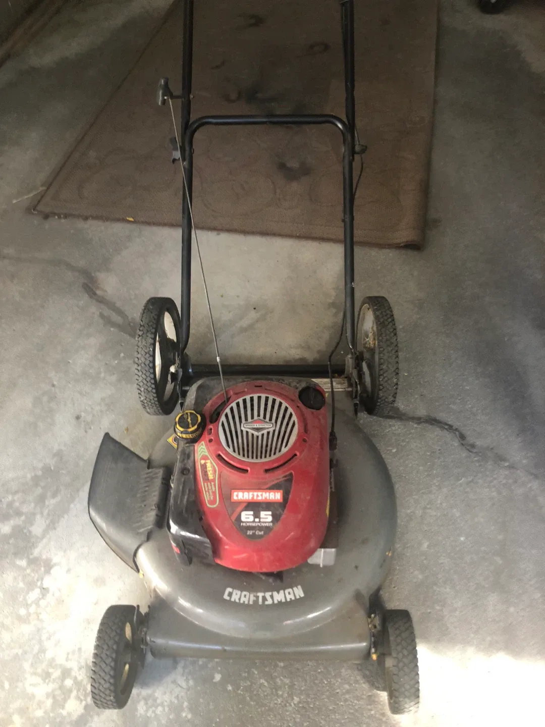 Craftsman 6.5 Horsepower 22" Cut Lawn Mower thumbnail