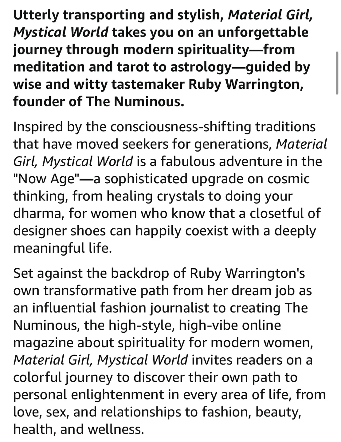 Material Girl, Mystical World by Ruby Warrington image indicator(2)