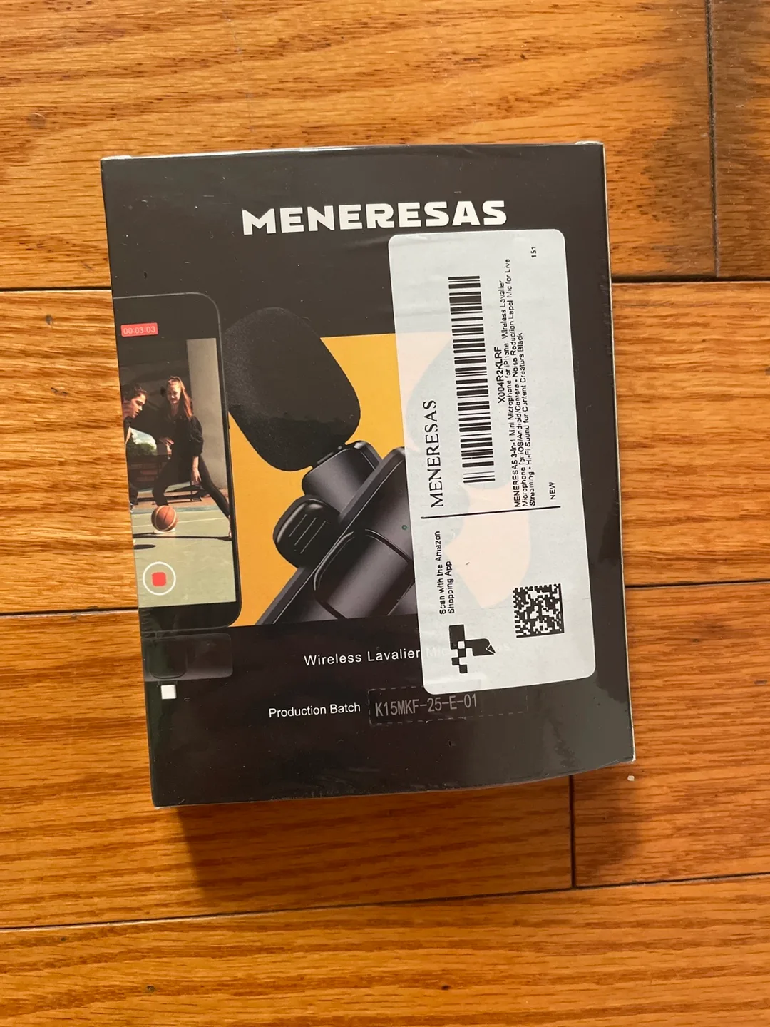 MENERESAS 3-in-1 Mini Microphone - Wireless Lavalier Lapel Mic image indicator(9)