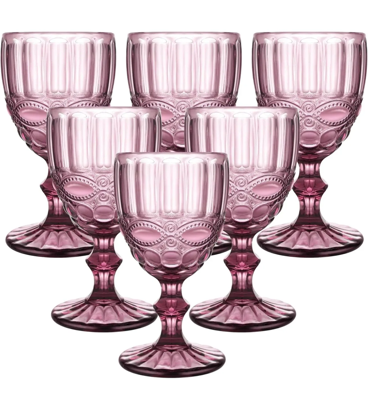 Vintage Wine Glasses Set of 6, 10oz/300ml thumbnail