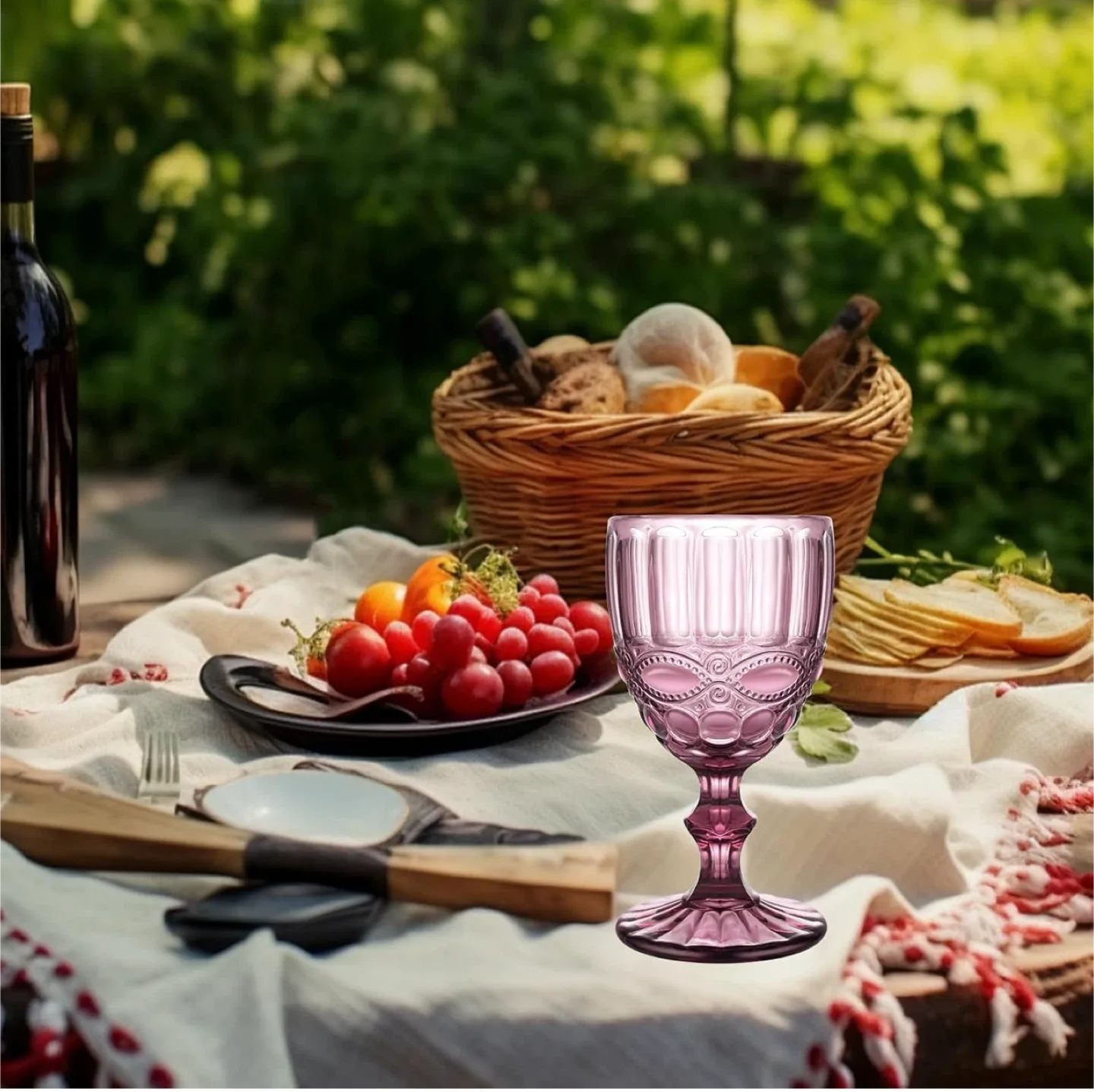 Vintage Wine Glasses Set of 6, 10oz/300ml image indicator(5)