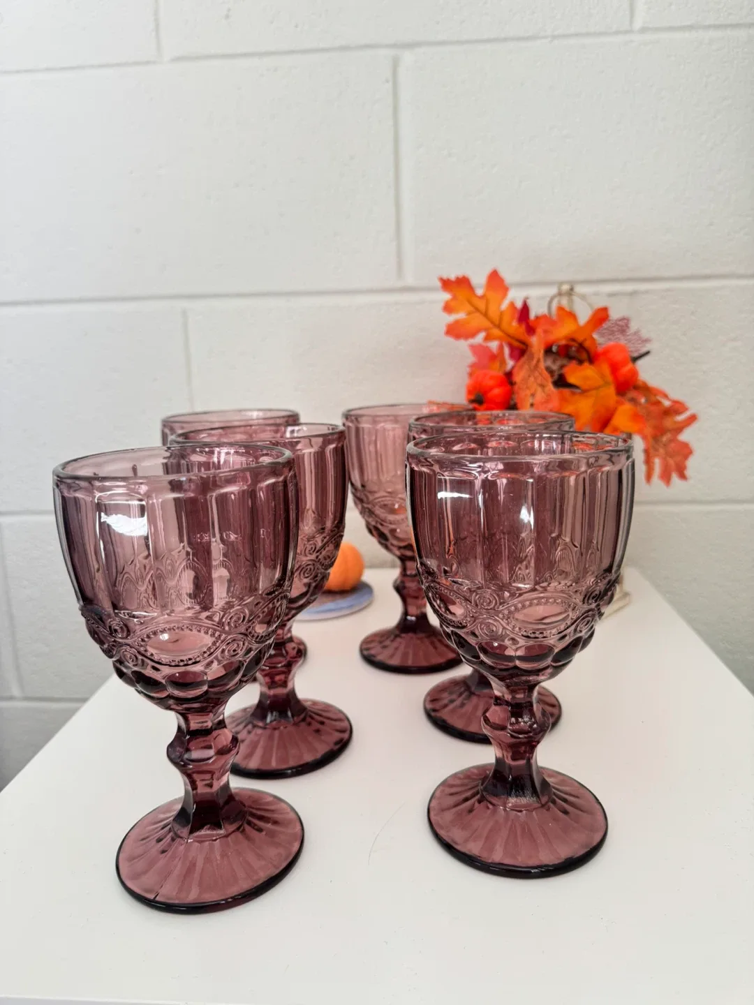 Vintage Wine Glasses Set of 6, 10oz/300ml image indicator(9)