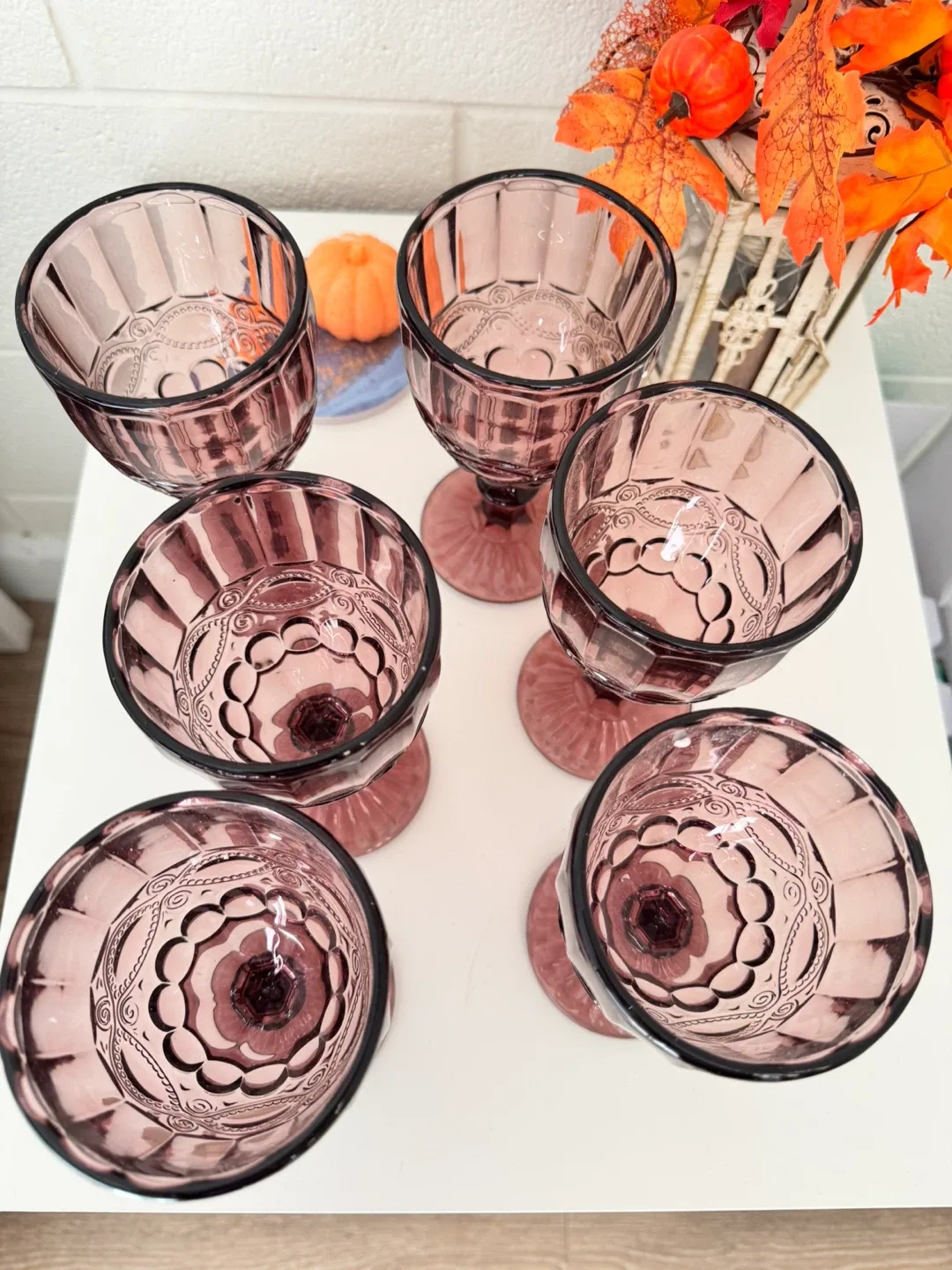 Vintage Wine Glasses Set of 6, 10oz/300ml image indicator(8)