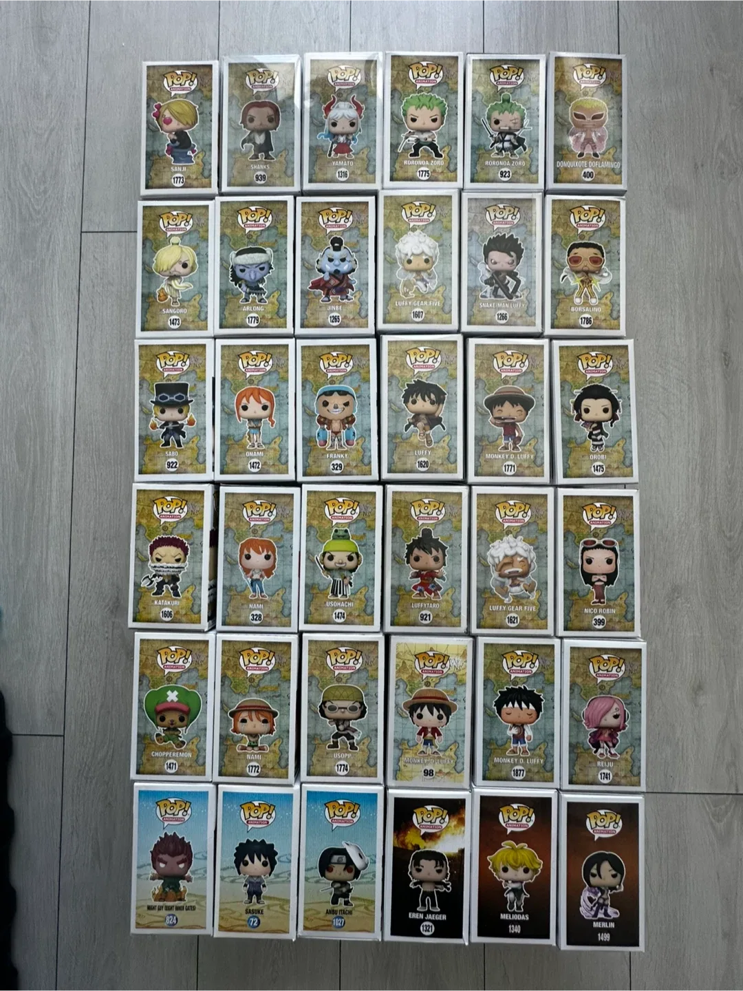 Funko pops (Animes / One Piece / AOT / Naruto) image indicator(4)