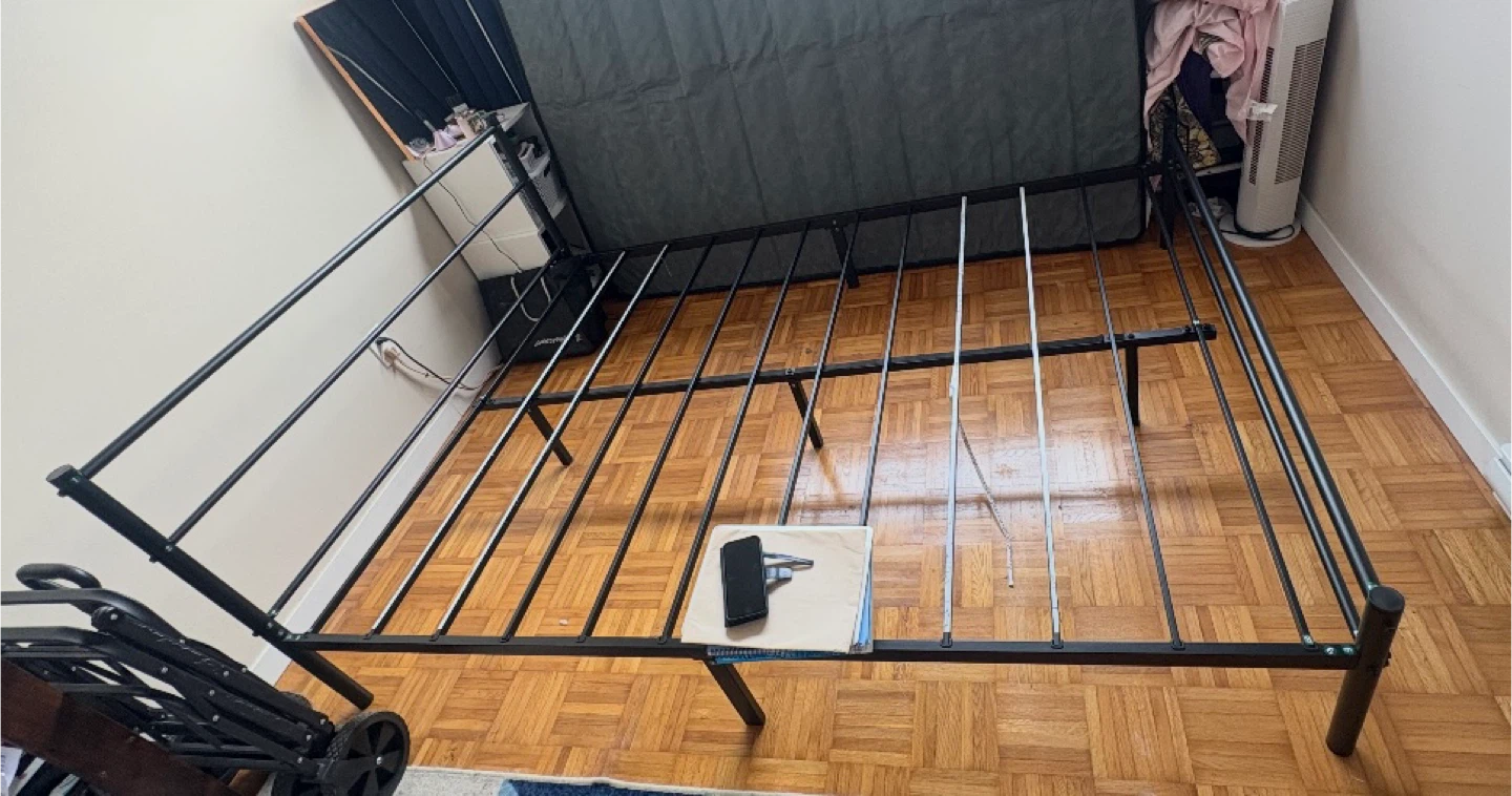 Black Metal Bed Frame